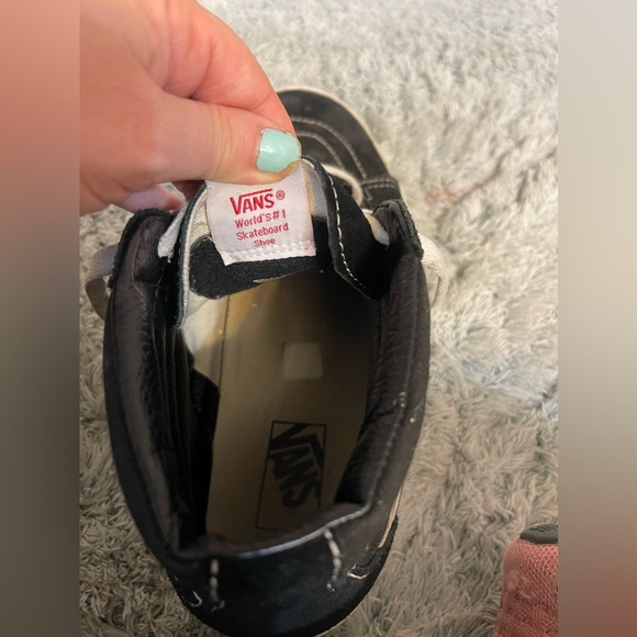 Vans Mens Black 500714 Old Skool Canvas Suede Lace Up Sneakers Size US 11 - Picture 5 of 8